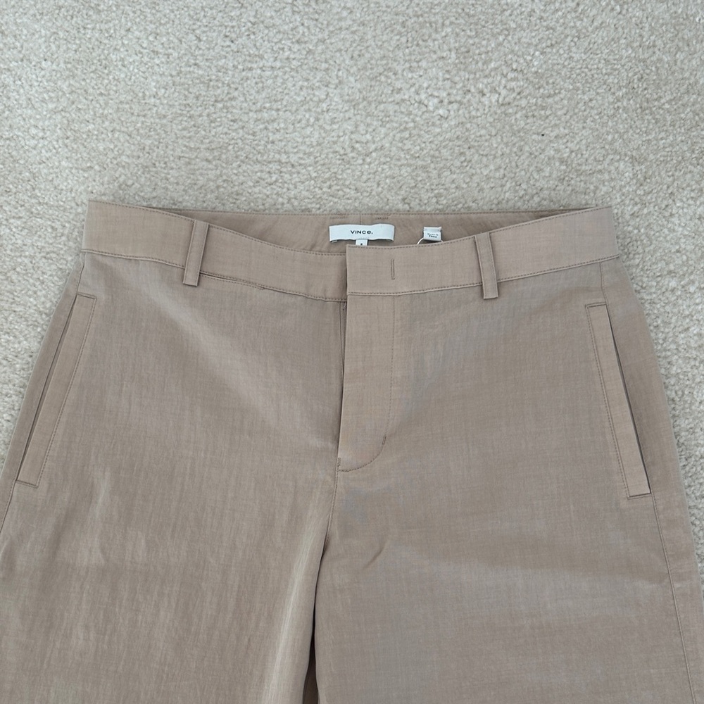 Vince Tan Wide Leg Trousers